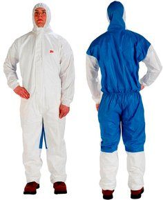 3M COVERALL 4535 4XL, HOODED 
BREATHABLE BACK ANTI-STATIC 
ELASTIC WAIST/ANKLE, 20EA/CASE