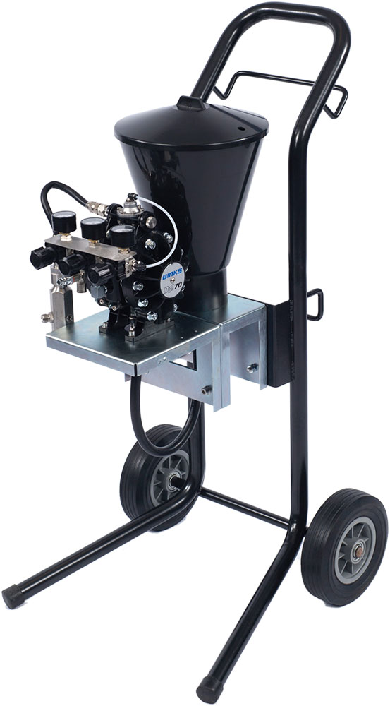 BINKS DX70R PUMP, CART MOUNT