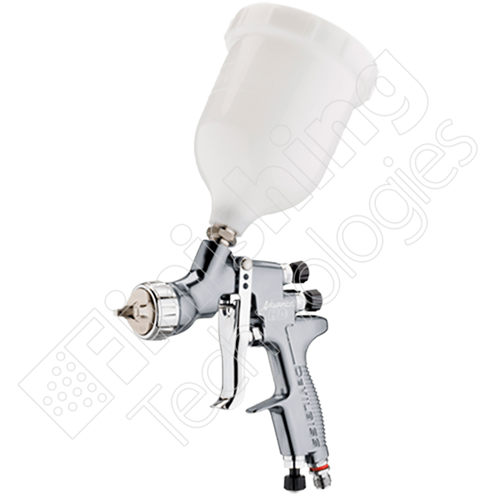 DEVILBISS ADVANCE HD GRAVITY
SPRAYGUN KIT CONVENTIONAL
1.4mm