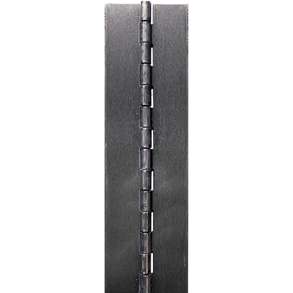 CONTINUOUS HINGE, PLAIN STEEL, 
72&quot;L X 2&quot; OPEN WIDTH, 1/8&quot;PIN, 
.060 (16 GA) THICK