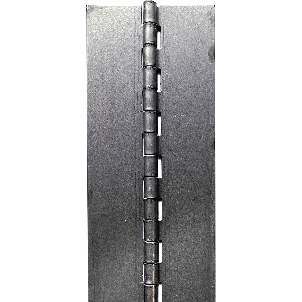 CONTINUOUS HINGE, PLAIN STEEL,  72&quot;L X 3&quot; OPEN WIDTH, 