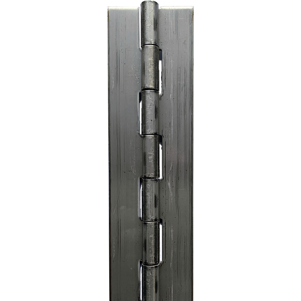 CONTINUOUS HINGE, STAINLESS, 72&quot;L X 2&quot; OPEN WIDTH, 1/4&quot;