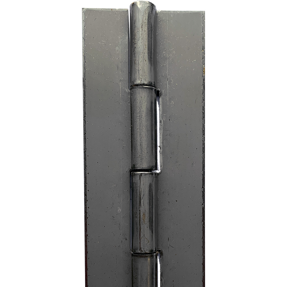 CONTINUOUS HINGE, STAINLESS, 72&quot;L X 3&quot; OPEN WIDTH, 3/8&quot;