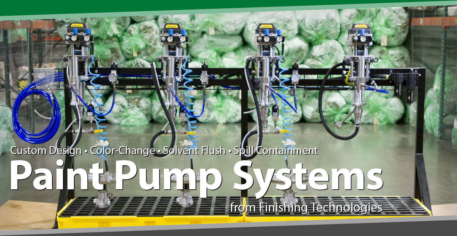 Paint Pump Systems from Finishing Technologies