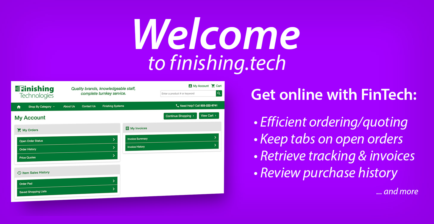 Sign up to Finishing.tech