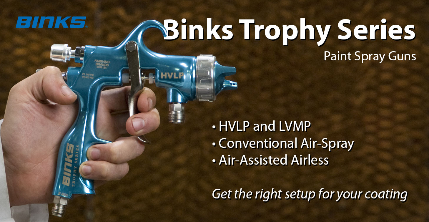 Binks Trophy Series of paint spray gun
