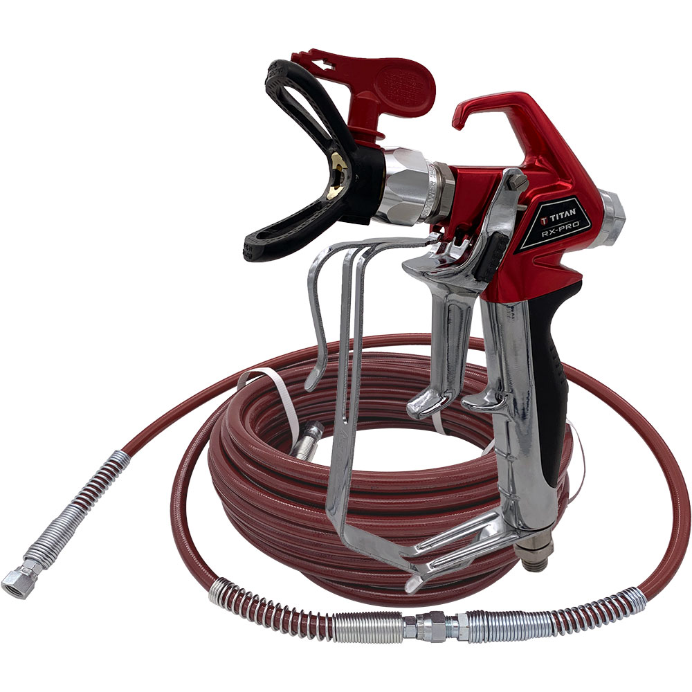 TITAN RX-PRO AIRLESS GUN,
HOSE, WHIP AND TIP KIT
3600PSI